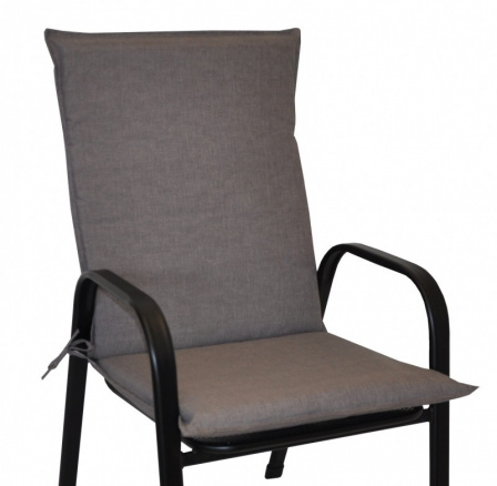 Vankúš na kreslo z tahokovu UNI - sivá látka