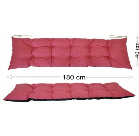 Podsedák 180x40 malinový melír