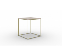 Stolík kávový Adina Zlatý+Sonoma
