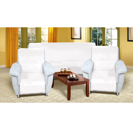 Prehoz na sedaciu súpravu Micro 3+1+1 biela prírodná (smotanová)