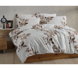 Bavlnená obliečka na vankúš Liby hnedá 40x40