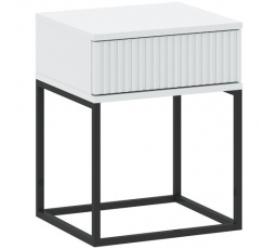 Nočný stolík 1S 40 NR1, biely