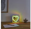 LED lampa Srdce s neónovým efektom