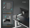 Držiak na monitor 49 palcov, šedo-čierny LED RGB X-ARM