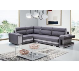 Rohová sedacia súprava Andy 1 ľavá sivá