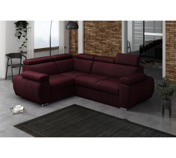 Rohová sedacia súprava Bodie L - vínová