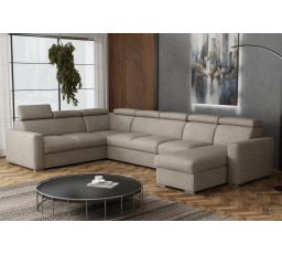 Sedacia súprava Petrit U1 pravá Aragon hnedošedá