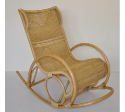 Ratanové hojdacie kreslo Moro honey