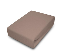 Bavlnené prestieradlo cappuccino - 200 x 220