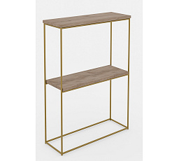 Konzola Velo Zlatý+Sonoma