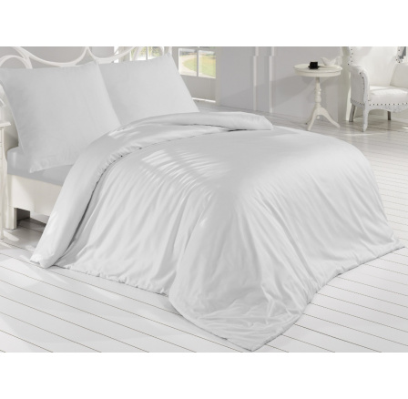 Saténová obliečka na relaxačný vankúš svetlosivá