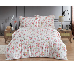 Obliečky francúzske krep 240x220, 70x90 Rosario red