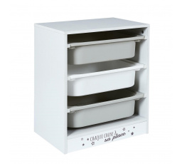 Regál s kontajnermi Elmo S do detskej izby