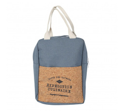 Taška na obed Refreshing Cork 5l modrá