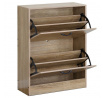 Botník, mdf, hnědá, ABO-G1014 OAK
