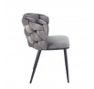 Stolička velvet sivá K47-FXJG B