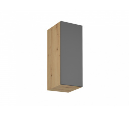Kuchynská linka Langen G30S P/L, sivá/dub artisan