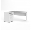 Písací stôl OFFICE 80400/44, Biela