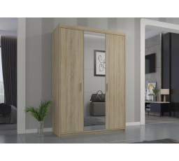 Šatní skriňa ENJA 3D, Dub sonoma