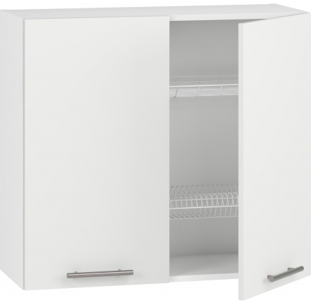 Kuchynská horná skrinka VENTO GC-80/72, biely mat