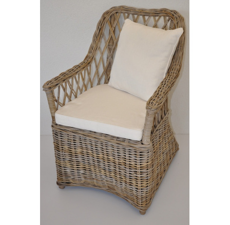 Kreslo Maros ratan Kubu grey Kreslo Maros ratan Kubu grey