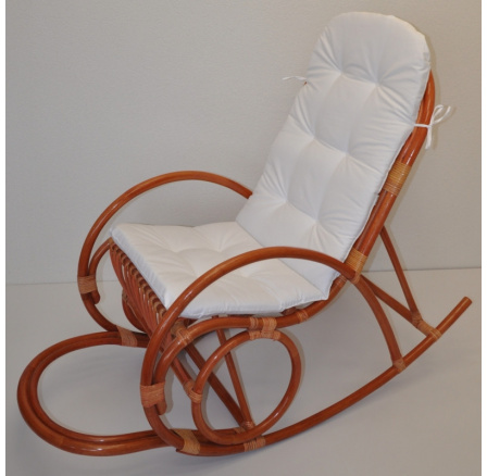 Vankúš UNI pre hojdacie kreslo biely