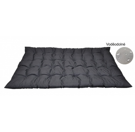 Záhradný matrac MAXI 180x115 cm - antracitový nepremokavý