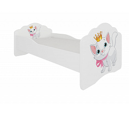 Posteľ s matracom CASIMO CAT 140x70 Biela