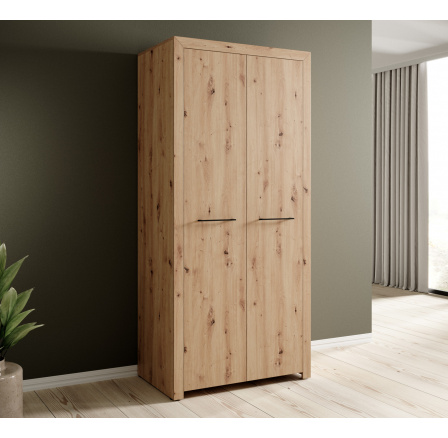 Dvojdverová skriňa JANEZ Artisan+Black