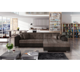 Rohová sedacia súprava SORENTO, Monolith 09/Monolith 29, Pravá