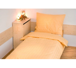 Obliečky Atlas gradl 140x200, 70x90cm Sýto žlté hotelový uzáver