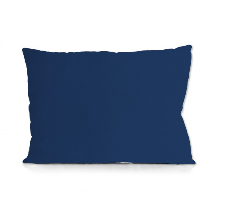 Saténová obliečka na vankúš tmavomodrá 40x40