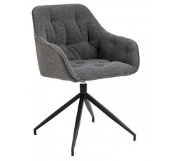 Otočné kreslo Brooke antracitové Monza