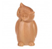 Sova - polyresinová figurka, imitace dřeva