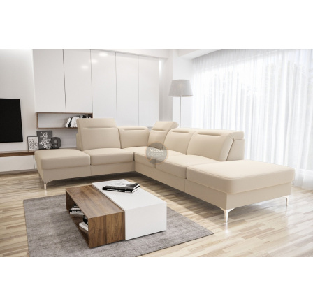Rohová sedacia súprava OSLO 295x220 - krémová, ľavá Rohová sedacia súprava OSLO 295x220 - krémová, ľavá