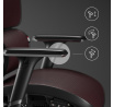 Ergonomické kancelárske herné kreslo Commander Čierno-bordové