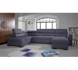 Rohová sedacia súprava v tvare U NEST I, ľavá