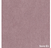 Rohová sedacia súprava P Lidie - ružová