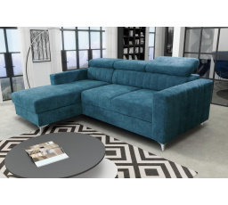 Rohová sedacia súprava Mildred Premium L modrá