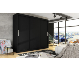 Šatní skriňa ASTANA II, Čierna