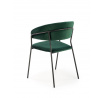 Jedálenská stolička K426, zelený zamat