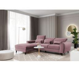 Rohová sedacia súprava Foble, Velvetmat 24 Ľavá
