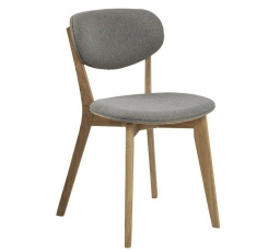 Stolička Minsk sivá/dub