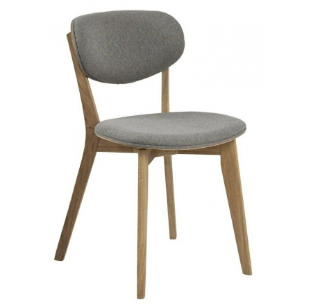 Stolička Minsk sivá/dub