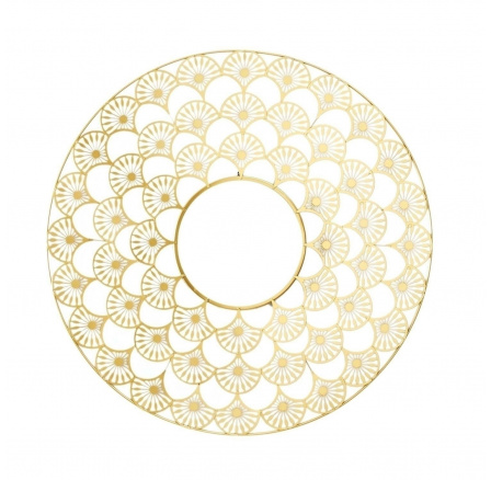Zrkadlo Mandala 70 cm zlaté Zrkadlo Mandala 70 cm zlaté