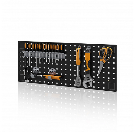 Zadná čierna doska na náradie, 834x342x10 mm: príslušenstvo pre MEGAN Zadná čierna doska na náradie, 834x342x10 mm: príslušenstvo pre MEGAN