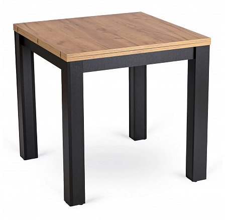 Stôl MAX Rozkladací 80-160 cm Dub Craft/Čierny