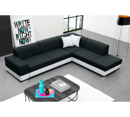 Rohová sedacia súprava Darla P čierna