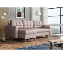 Rohová sedacia súprava Anabel UNI ružová