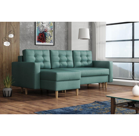 Rohová sedacia súprava Anabel UNI zelená